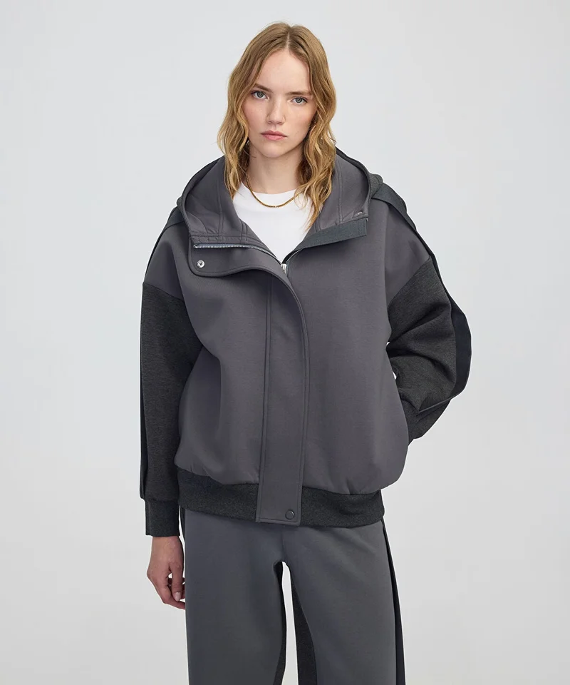 ابيكول Color-Block Mixed Sweatshirt