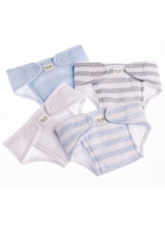 Baby Doll Washable And Reusable Eco Diapers 4 Pack Fits Dolls 14 To 18 Inch In Blue/White/Grey - pzsku/Z1ECB57EF9A67E0DE0CF6Z/45/_/1692164667/69f276a5-a510-4f93-be7e-55706874cbd6