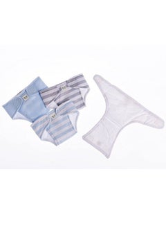 Baby Doll Washable And Reusable Eco Diapers 4 Pack Fits Dolls 14 To 18 Inch In Blue/White/Grey - pzsku/Z1ECB57EF9A67E0DE0CF6Z/45/_/1692164673/7c6b2f78-e07f-4a63-ba10-1475a2674e95