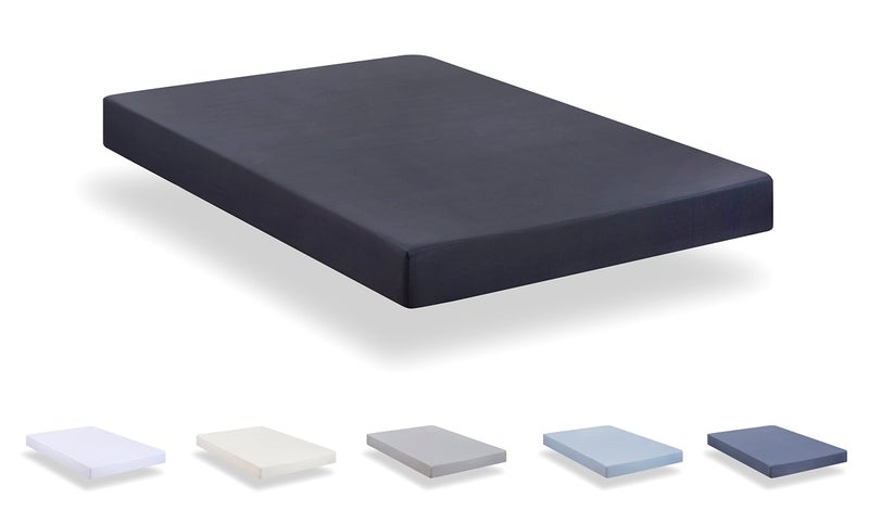 Todocama  Fitted sheet made from extra soft brushed microfibre 80 x 190200 cm Dark Grey