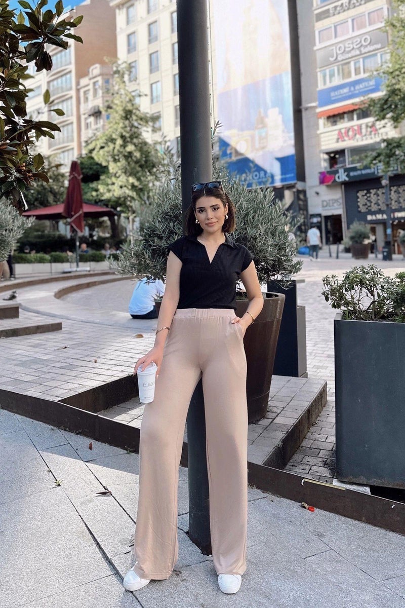 Weshaya بلوزة نسائية سوداء - Image 2