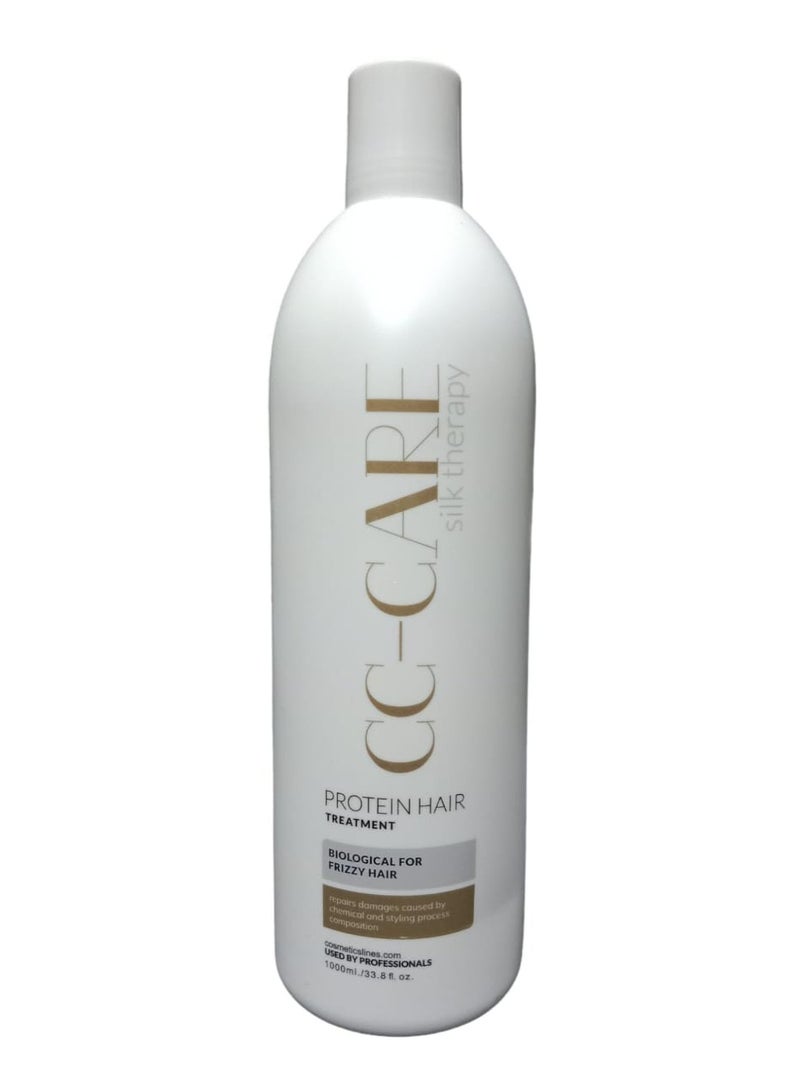 CC-CARE CC Care Silk Therapy Protein Hair Treatment Biological For Frizzy Hair 1000ml - Image 1