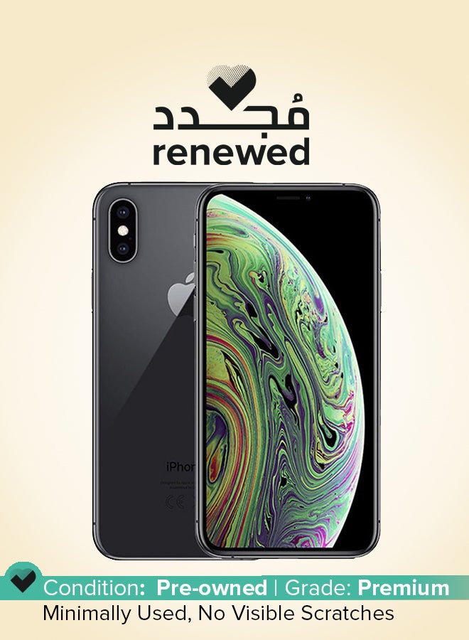Apple Renewed - iPhone XS 64GB Space Gray 4G With Facetime - International Version - Image 1