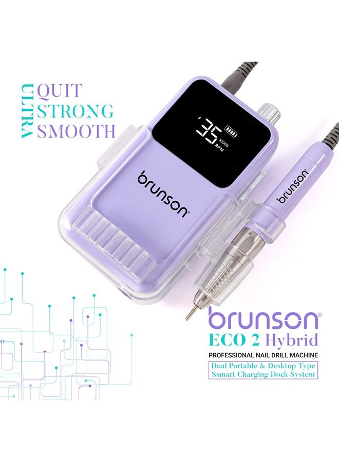 brunson Nail Drill Machine Electric Nail Drills Electric Drill Machine File Polisher Manicure 35000Rpm - Image 3