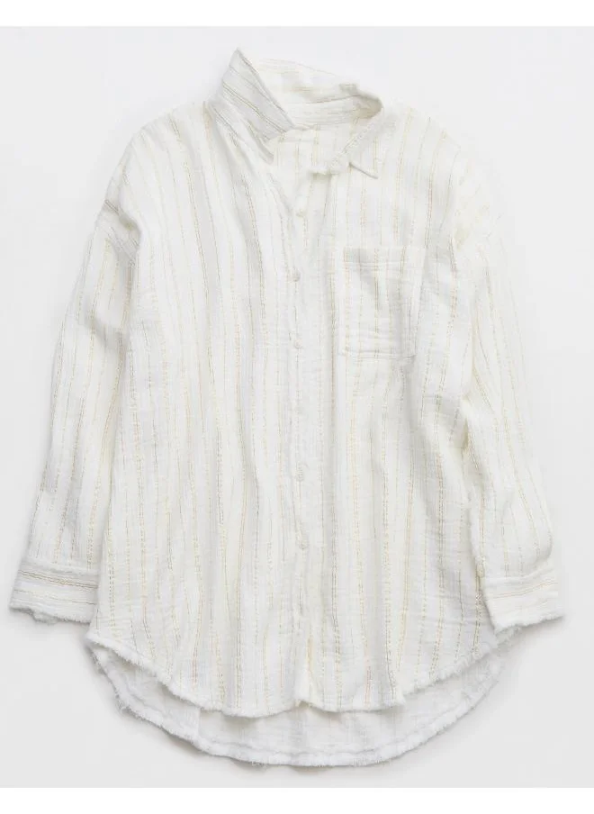 American Eagle Essential Button Down Shirt