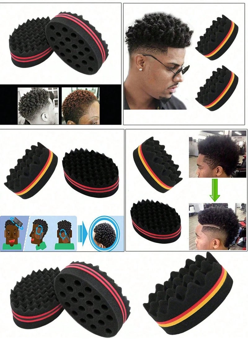 Shein Magic Twist Sponge Hair Brush – Small Hole Curling Sponge for Afro & Natural Hair Styling - Image 3