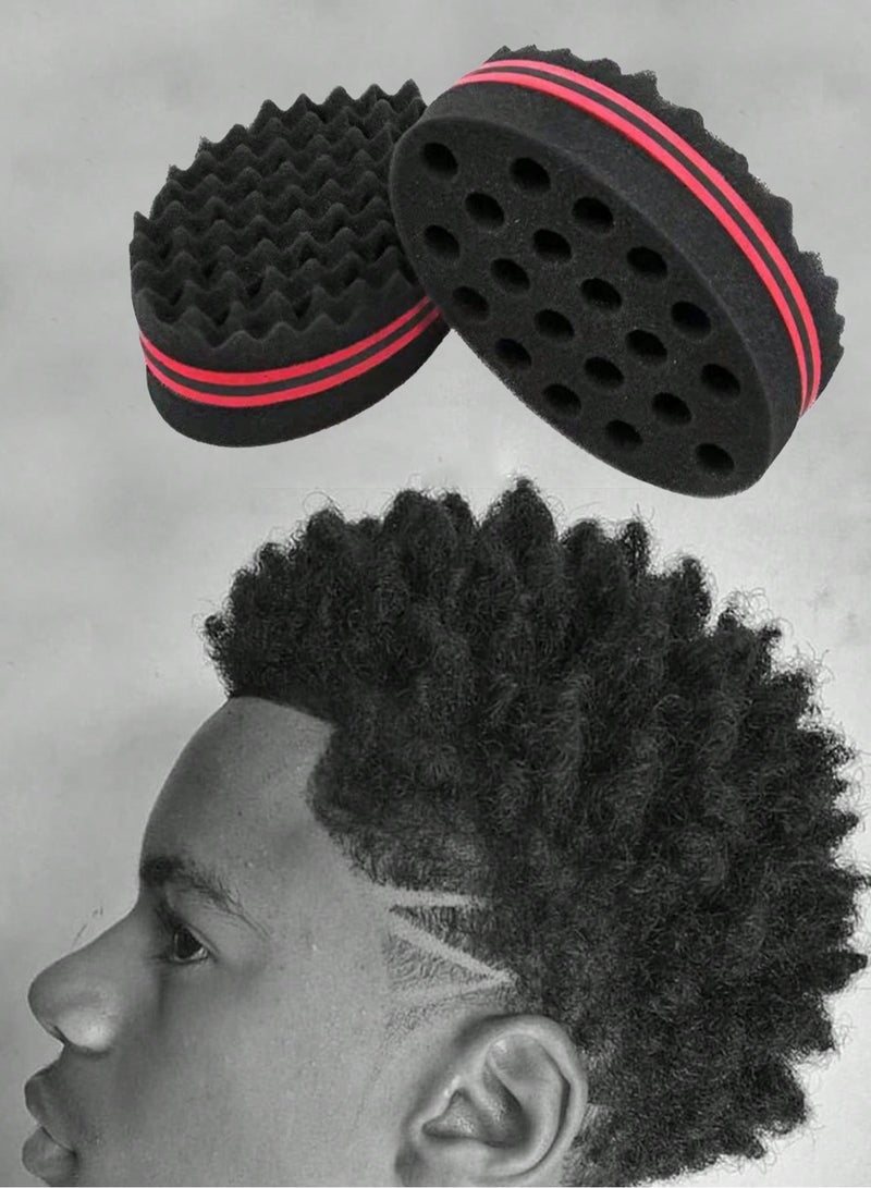 Shein Magic Twist Sponge Hair Brush – Small Hole Curling Sponge for Afro & Natural Hair Styling - Image 2