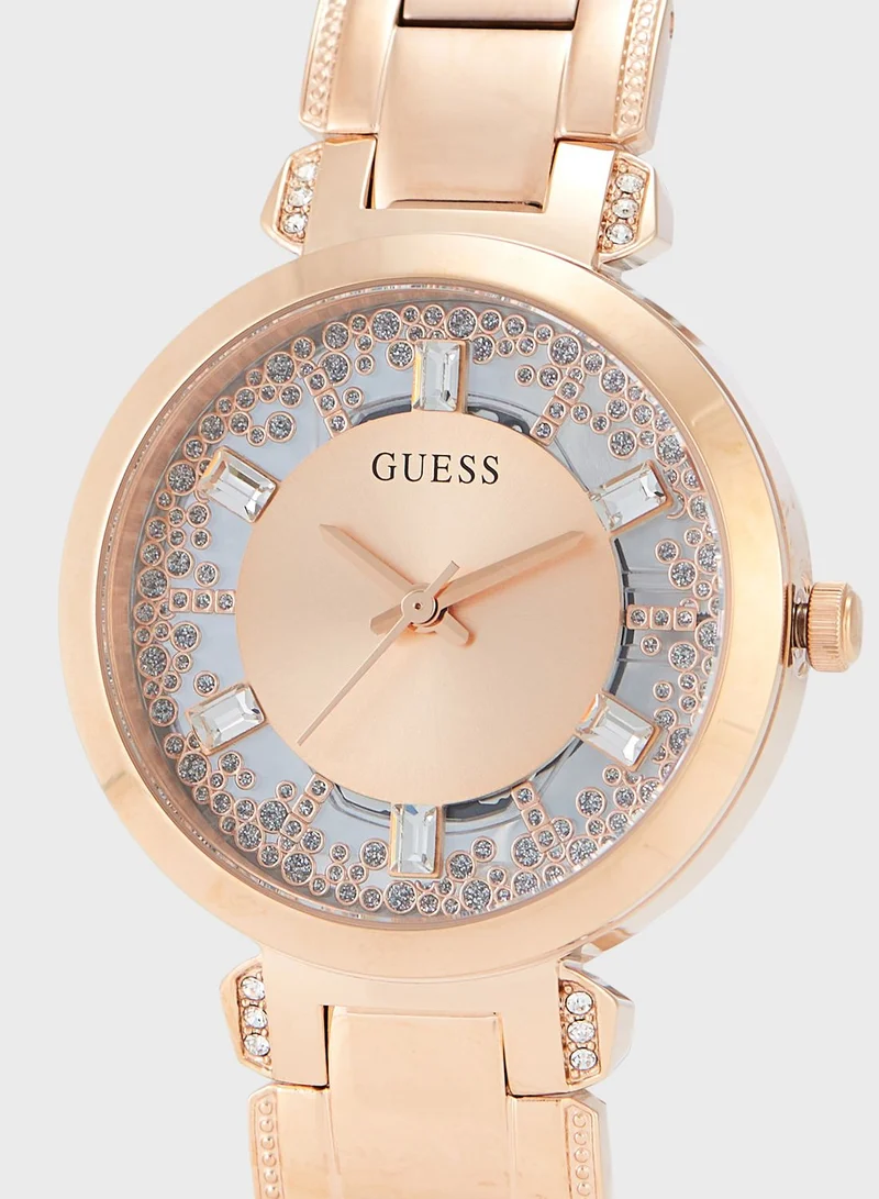 GUESS Crystal Clear Analog Watch