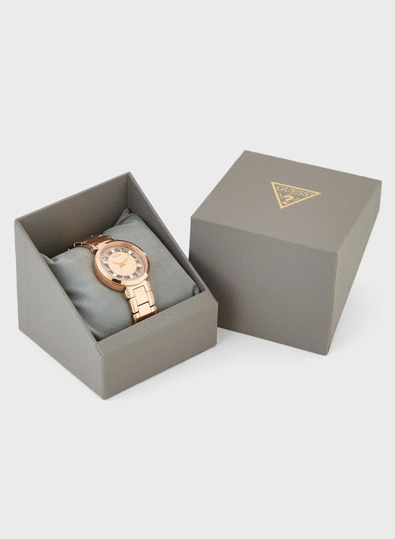 GUESS Crystal Clear Analog Watch