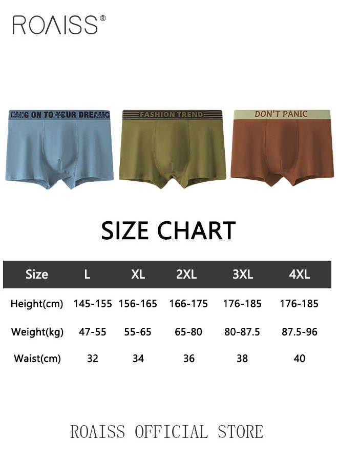 roaiss - 3 Pack Men's Underwear Boxer Briefs Pack, Ultra Soft Moisture-Wicking Cotton Boxer Brief Underwear for Men - Image 1