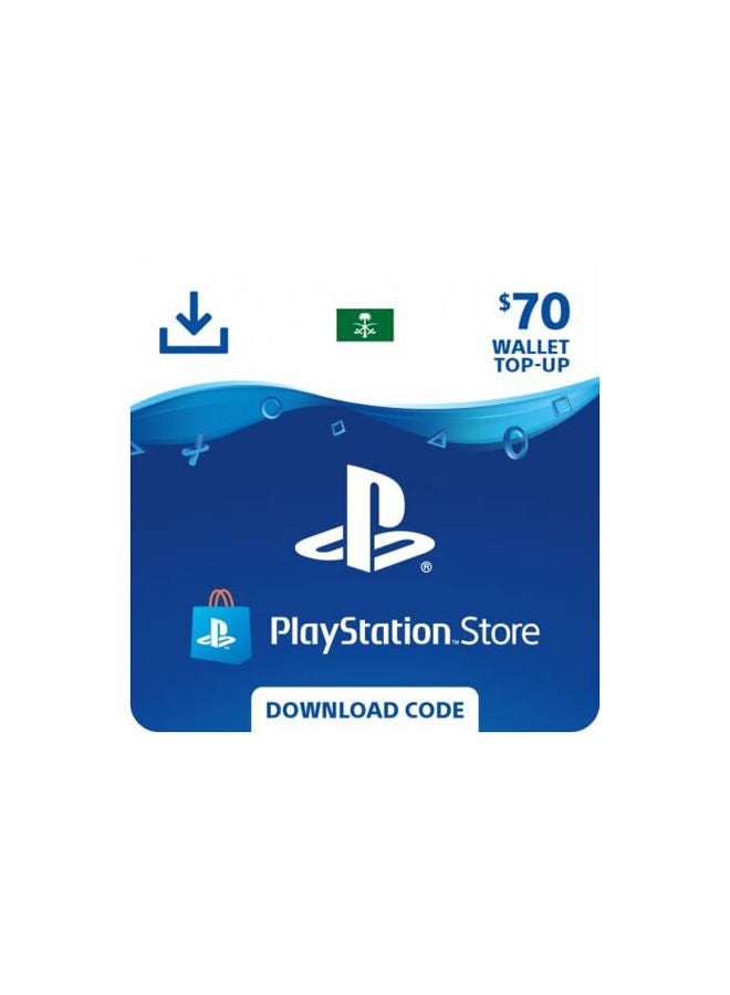 Playstation KSA 70 USD Gift Card