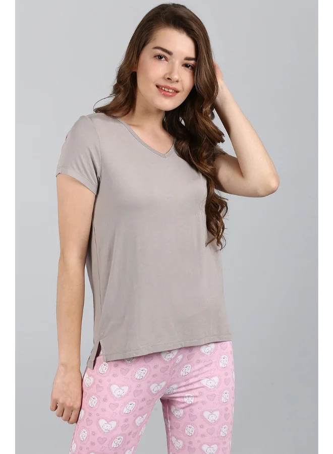 NeceSera Sombre Grey Top