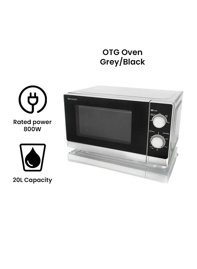 شارب فرن ميكروويف 20 L 800 W R20CT رمادي/أسود - Image 2