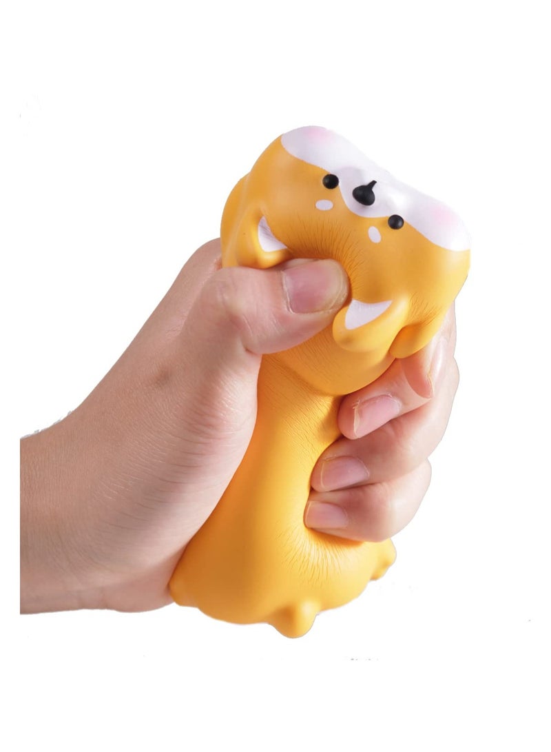 Ergonomic Kawaii Yellow Wrist Rest for Mouse and Keyboard Slow Rising PU Pad Office Supplies - Image 2