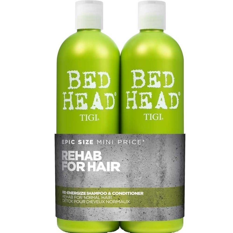 BED HEAD TIGI BedHead Urban antidotes Level 1 ReEnergize Shampoo Conditioner Tween Duo 2x 750ml by TIGI