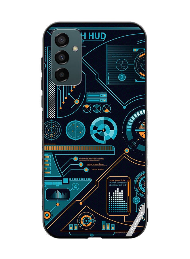 VR CREATIVE Protective Case Cover For Samsung Galaxy F23 Touch Hud Design Multicolour - Image 1