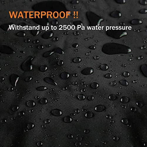 Macosy Waterproof UTV Cover, Heavy Duty Black Oxford Cloth All-Weather Protection UTV Cover for Polaris RZR PRO XP 4 Can-Am Maverick X3 Max Arctic Cat Textron, 4-6 Seater - Image 3
