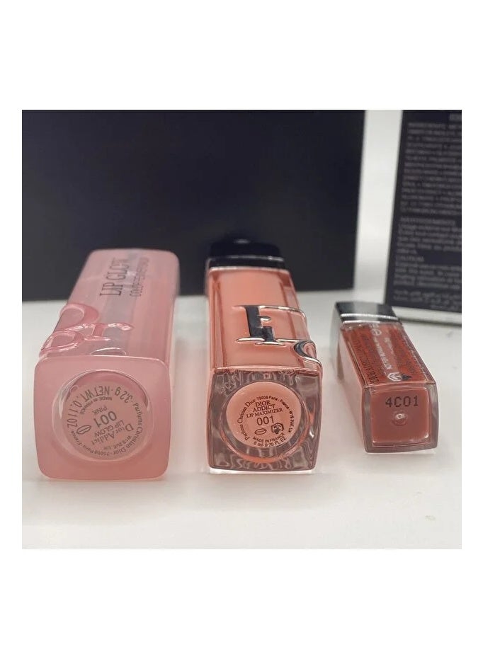 ديور أديكت طقم ديور أديكت 3 قطع (001 بينك): ليب جلو، ليب ماكسمايزر، وميني ليب إسِنشيلز - Image 5