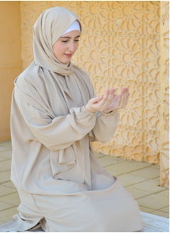 DAMAS COLLECTION P101-umrah essentials Jilbab for women with tow style Skirt or Trouser -4 piece Prayer Clothes for Muslim Women-Islamic Abaya Dress Outfit maxi with scarf and small bag- Modest suit Women  - Image 5