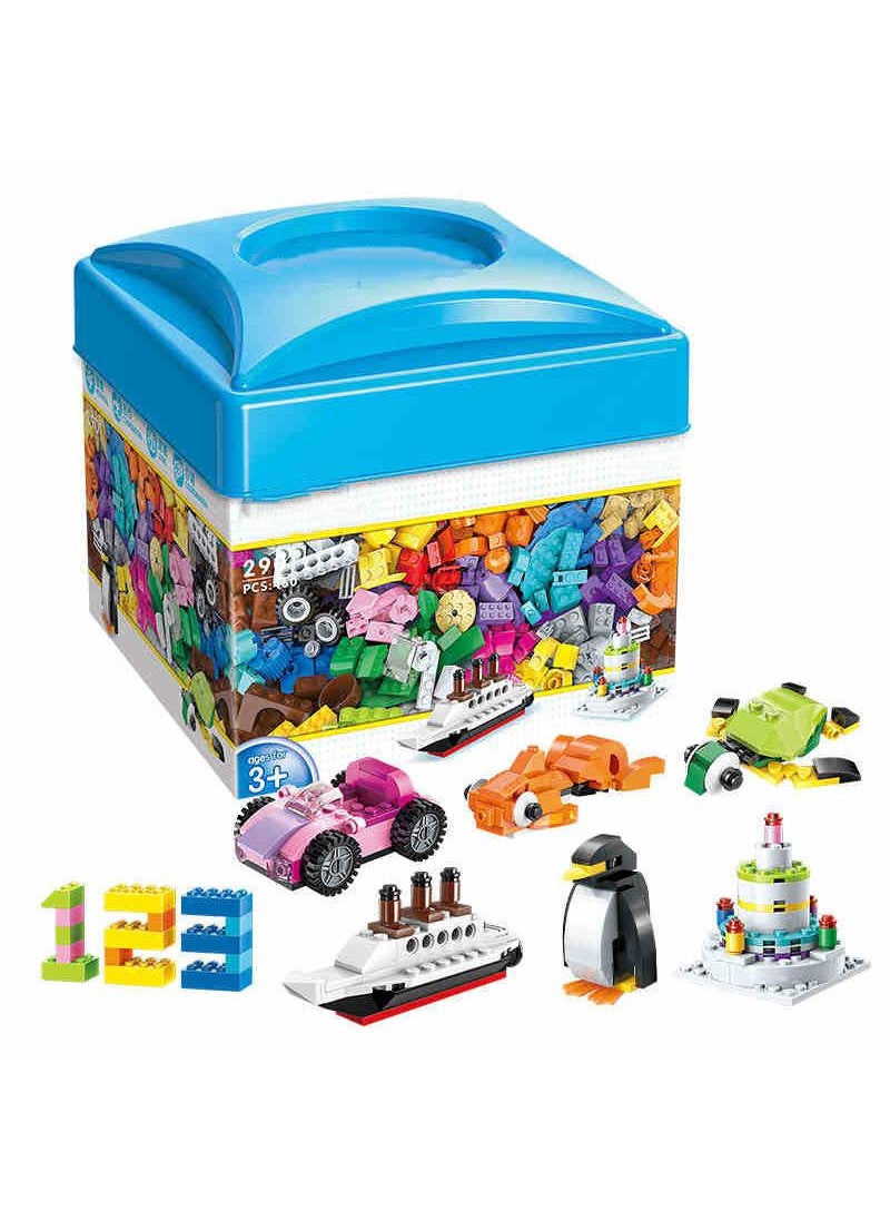 Y&D Creative DIY Variety Assembled Building Blocks Toys for Yacht Penguin Car Cake Castle And Other Shapes DIY Blocks  - Image 1