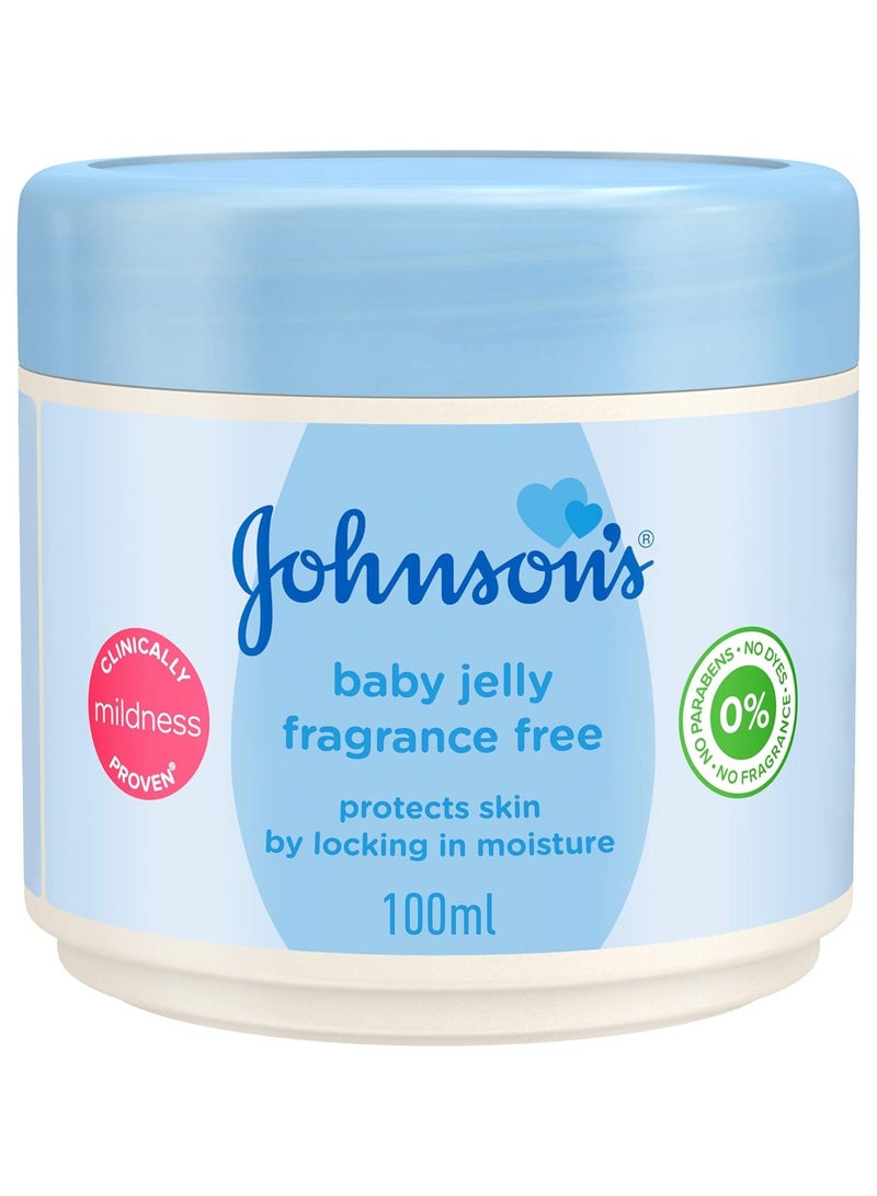 Johnson's Fragrance Free Baby Jelly 100 ML - Image 1
