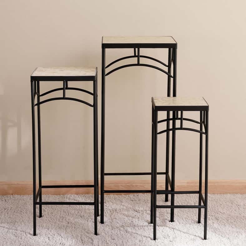 Pan Home طقم حامل نباتات مربع من 3 قطع يورك للمنزل - Image 5