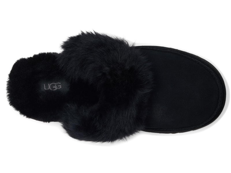 UGG Women's Disquette Chalet Slipper, Black, 8 - Image 2
