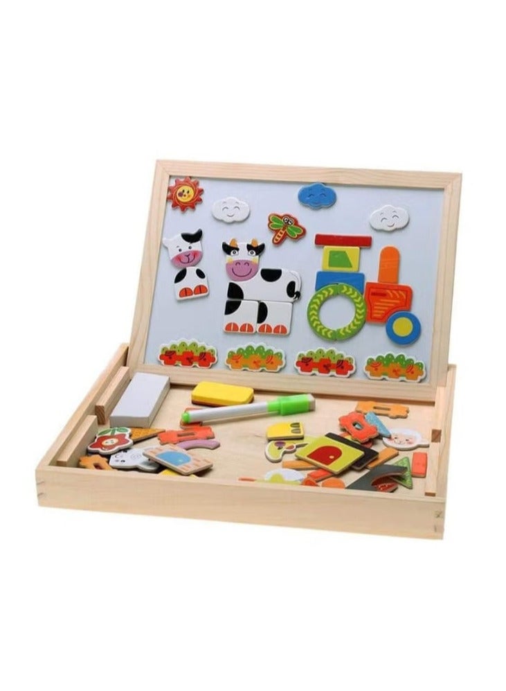 سبورة مغناطيس حيوانات للجنسين، 3 سنوات فاكثر - Image 2