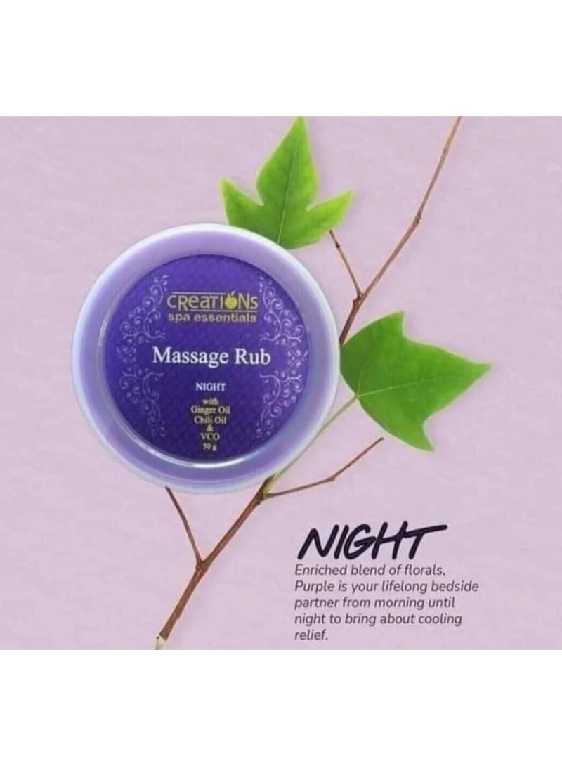 creation Massage Rub Oil,Night,50g - Image 2