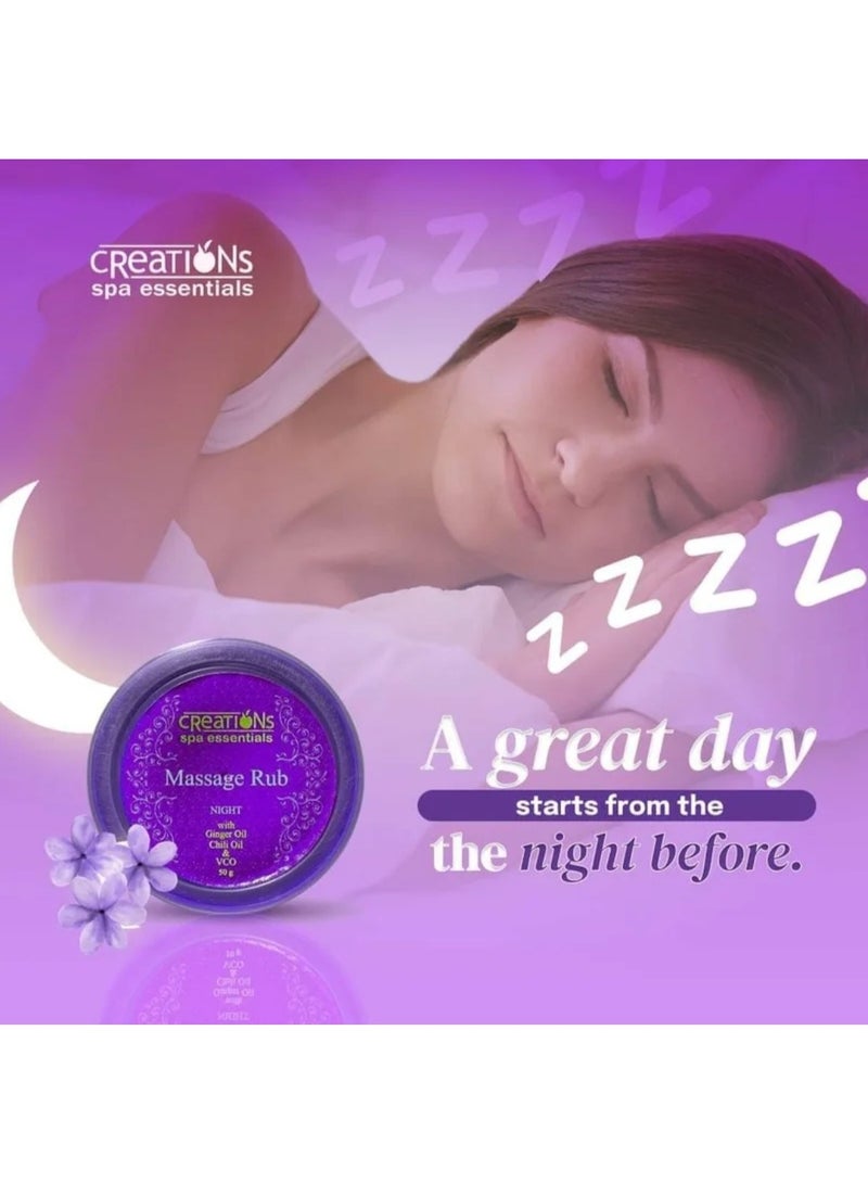 creation Massage Rub Oil,Night,50g - Image 3