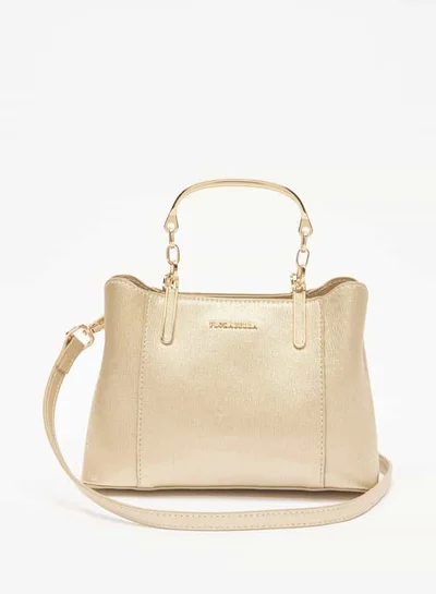 Flora Bella By Shoexpress Women Textured Tote Bag with Double Handle and Zip Closure