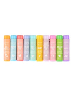 Expressions Expressions 10pc Lip Balm Collection -Hydrating Lip Balms Infused- Enriched Lip Balm Set  - Image 3