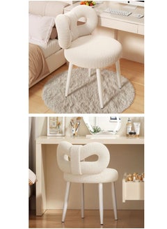 1-Piece Metal Makeup Chair Off-White 33x33x67 cm - pzsku/Z1ECCAD896DBDD57FD95CZ/45/_/1735626927/670b1dcf-dc7b-4f7a-b90a-35a24d3d40cc