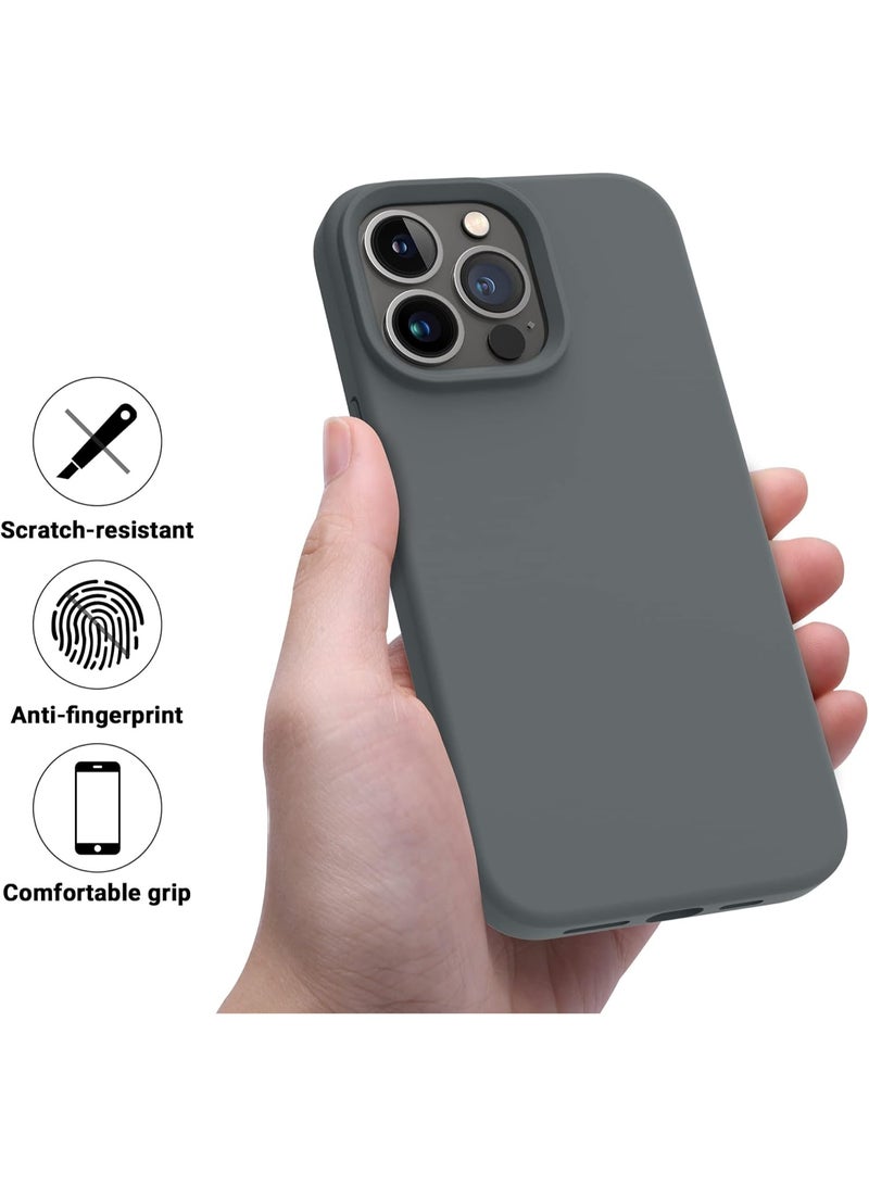 BORTONY iPhone 15 Pro Case Liquid Silicone Gel Rubber Soft Silky Touch Anti Scratch Shockproof Protective Cover 6.1 Inch - Image 4