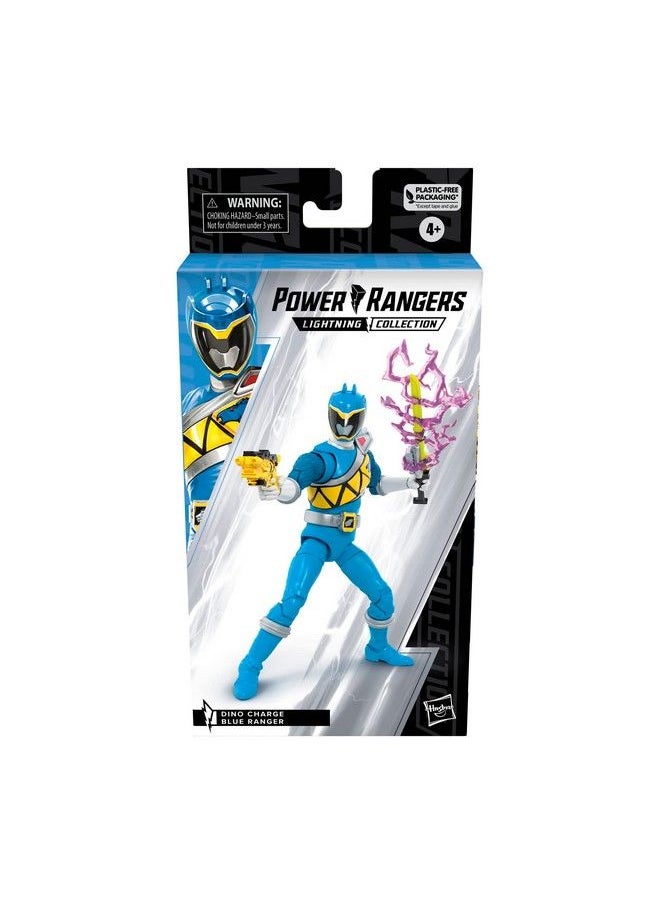 POWER RANGERS - Lightning Collection Dino Charge Blue Ranger 6 Inch Action Figure Toys And Action Figures For Kids Ages 4 And Up - Image 1