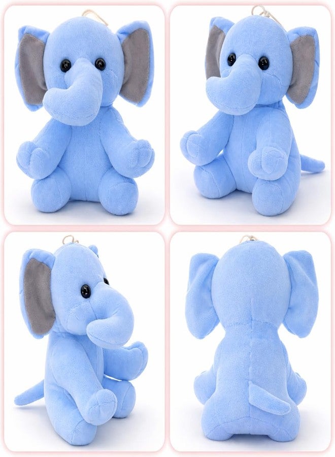 Aruvia Baby Elephant Soft Toy Plush (20 cm) Blue | Cute Sitting Stuffed Elephant Toy | Super Soft Cuddle Plush for Kids & Babies | Gift for Boys Girls | Nursery Décor - Image 3