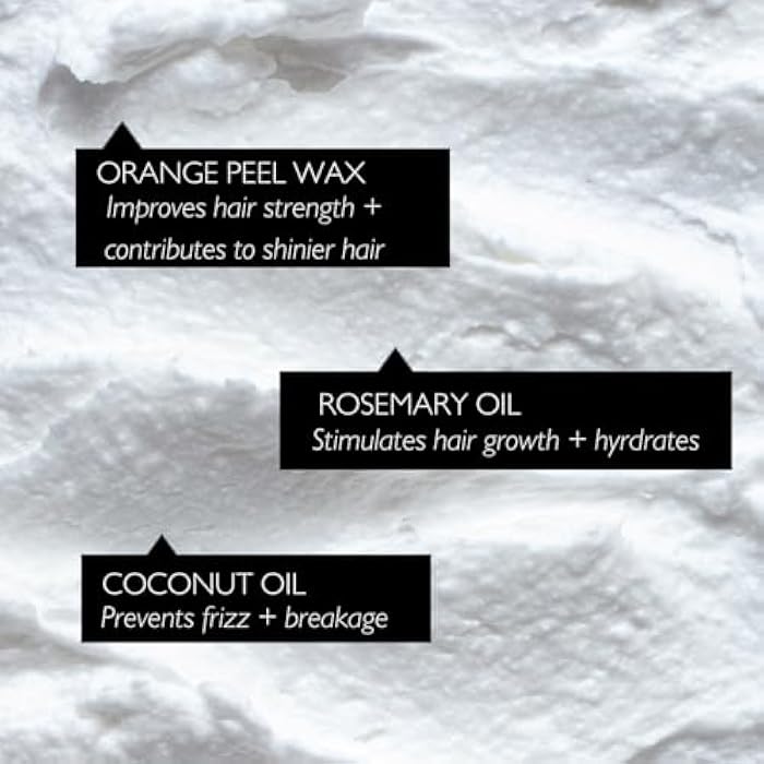 UpCircle Conditioner Crème with Rosemary Oil + Vitamin E – Gentle Formulation To Repair + Protect – Bamboo Extract + Orange Peel – Natural, Vegan + Cruelty-Free - Image 4