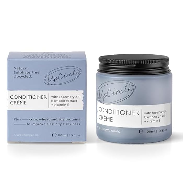 UpCircle Conditioner Crème with Rosemary Oil + Vitamin E – Gentle Formulation To Repair + Protect – Bamboo Extract + Orange Peel – Natural, Vegan + Cruelty-Free - Image 2
