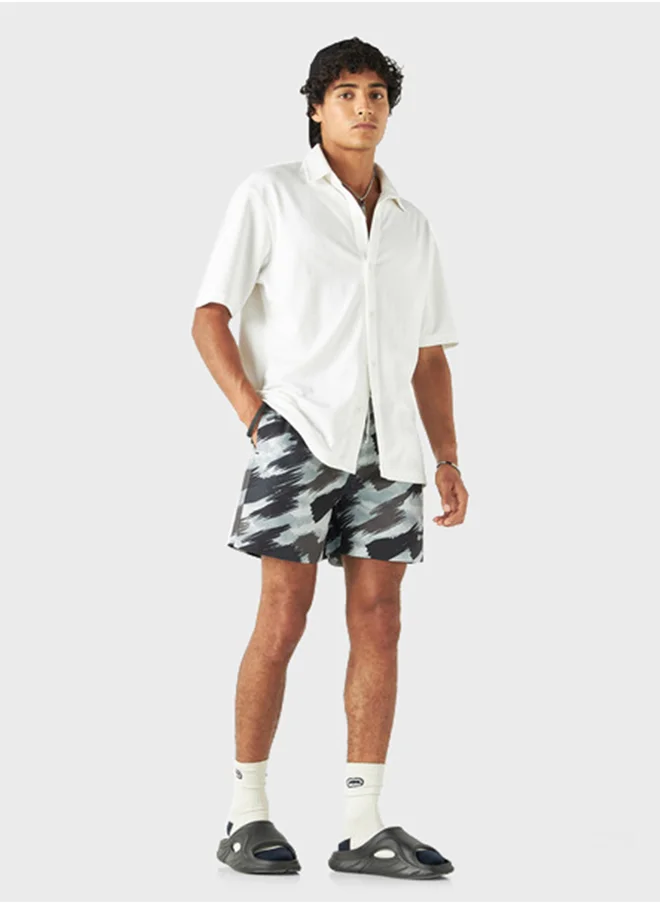 كابا All Over Printed Swim Shorts