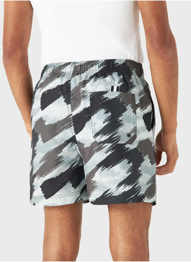 كابا All Over Printed Swim Shorts