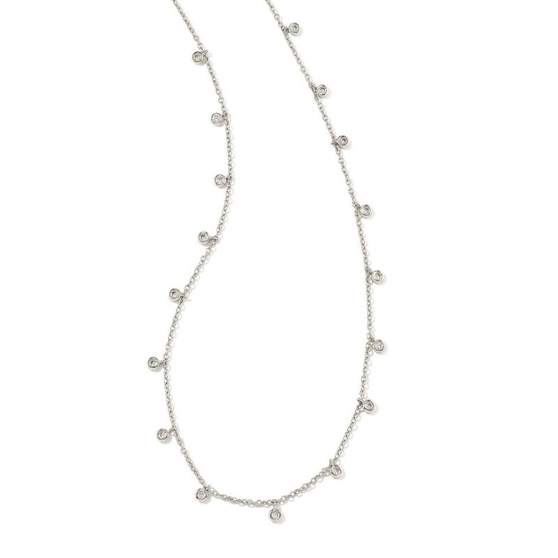 Kendra Scott Ameila Chain Necklace in Silver-Plated Brass, Fashion Jewelry for Women - Image 1