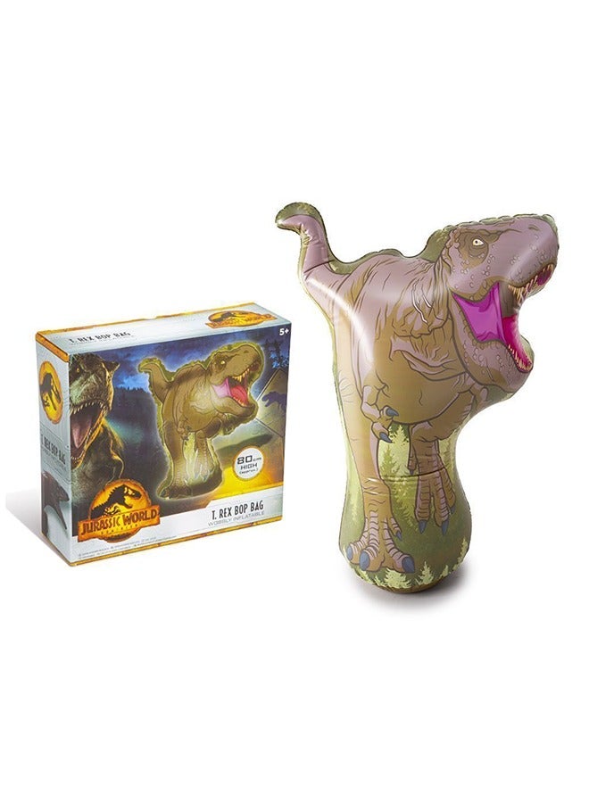 JURASSIC WORLD Dominion Large T-Rex Bop Bag – 80cm Inflatable Dinosaur Punching Toy for Kids | Indoor & Outdoor Play | Ages 5+ - Image 3