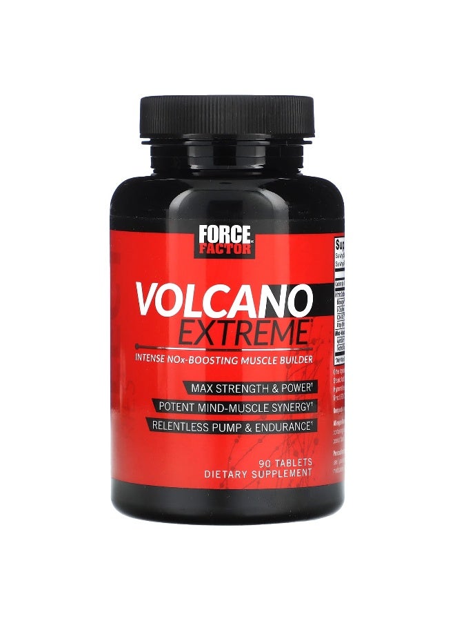 Force Factor Force Factor, Volcano Extreme, Intense NOx-Boosting Muscle Builder, 90 Tablets  - Image 3