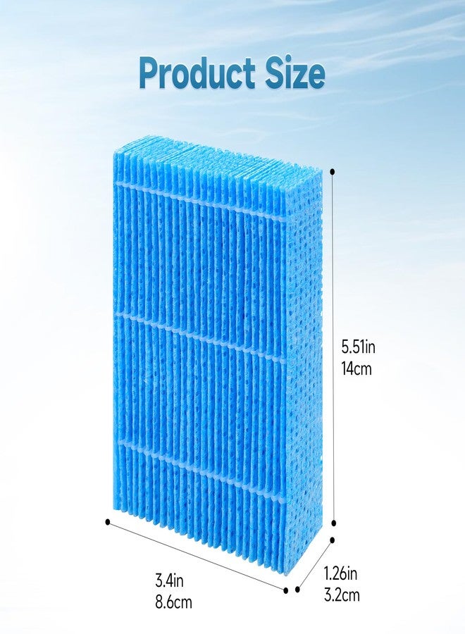 Harebery 6-Pack WF813 EQWF813 Humidifier Filters, Blue Spunlace Washable Wick, Compatible with Equate EQWF813, Relion RCM-832 RCM-832N, ProCare PCCM-832N Cool Mist Humidifier - Image 2