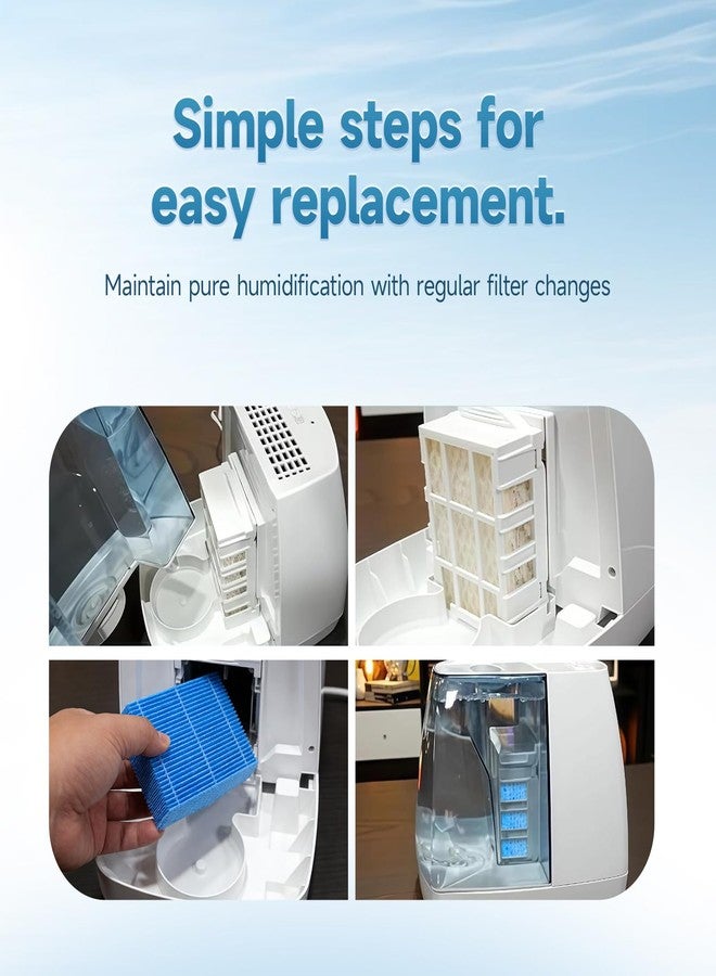 Harebery 6-Pack WF813 EQWF813 Humidifier Filters, Blue Spunlace Washable Wick, Compatible with Equate EQWF813, Relion RCM-832 RCM-832N, ProCare PCCM-832N Cool Mist Humidifier - Image 4