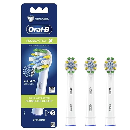 Procter & Gamble Oral-B FlossAction Electric Toothbrush Replacement Brush Heads Refill, 3ct - Image 1