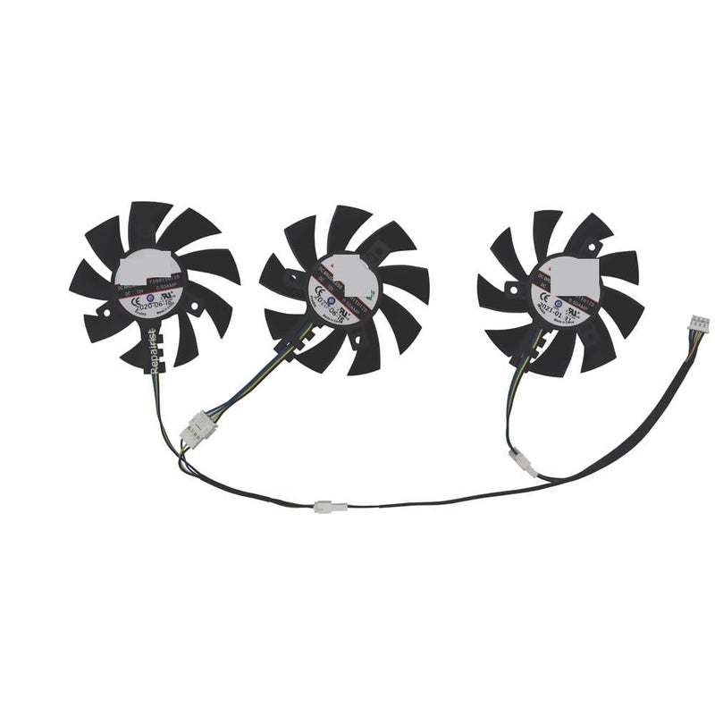 Video Cards Fan,3Pcs/Set,FD8015U12D,for ASRock RX 5700 XT for Challenger Pro 8G OC, 5600XT for Phantom for Gaming 6G, VII 16g Laptop Parts - Image 2