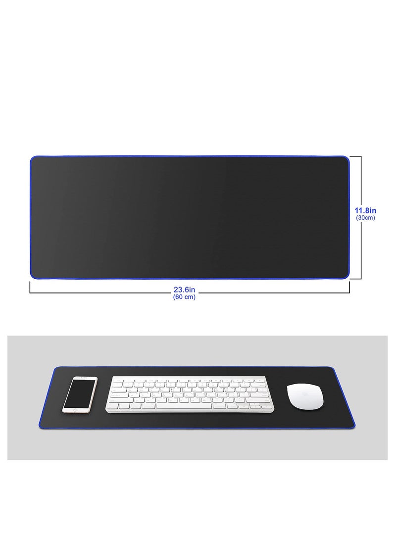 Large Gaming Mouse Pad Extended Mat Non-Slip Desk Pad Rubber Mice Pads Stitched Edges Long Mousepad 23.5x11.6"  - Image 1