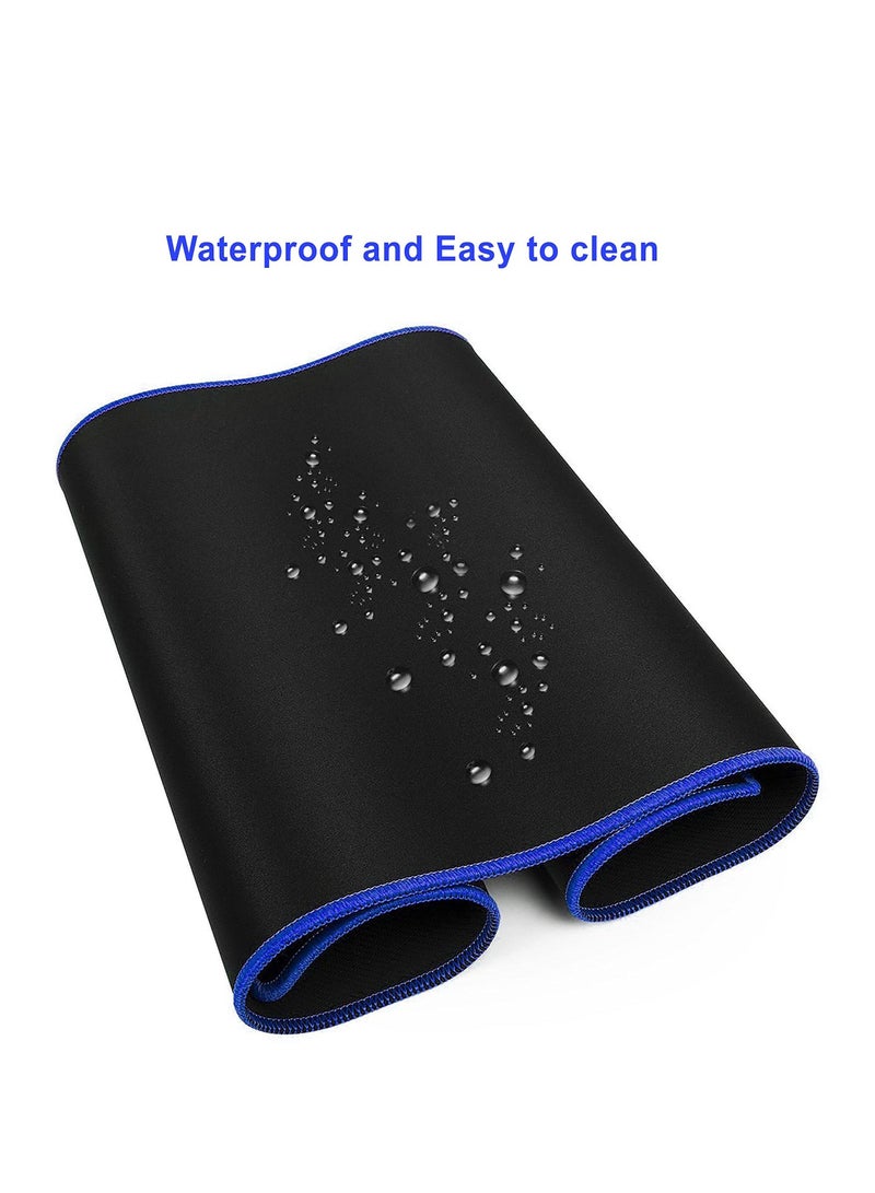 Large Gaming Mouse Pad Extended Mat Non-Slip Desk Pad Rubber Mice Pads Stitched Edges Long Mousepad 23.5x11.6"  - Image 4