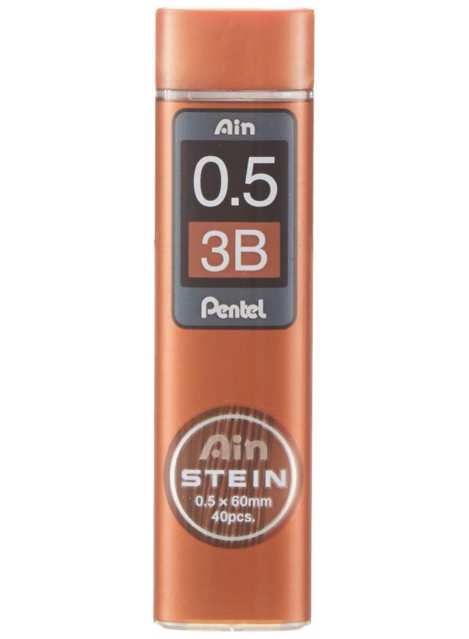 رصاص قلم رصاص ميكانيكي من بنتل، آين شتاين، 0.5 مم، 3B (C275-3B)